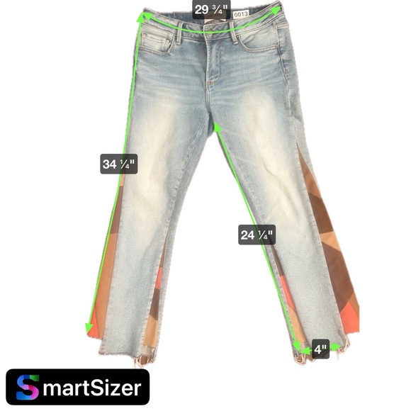 Driftwood Indie Crop Bootcut Patchwork Boho Jeans - Picture 6 of 7